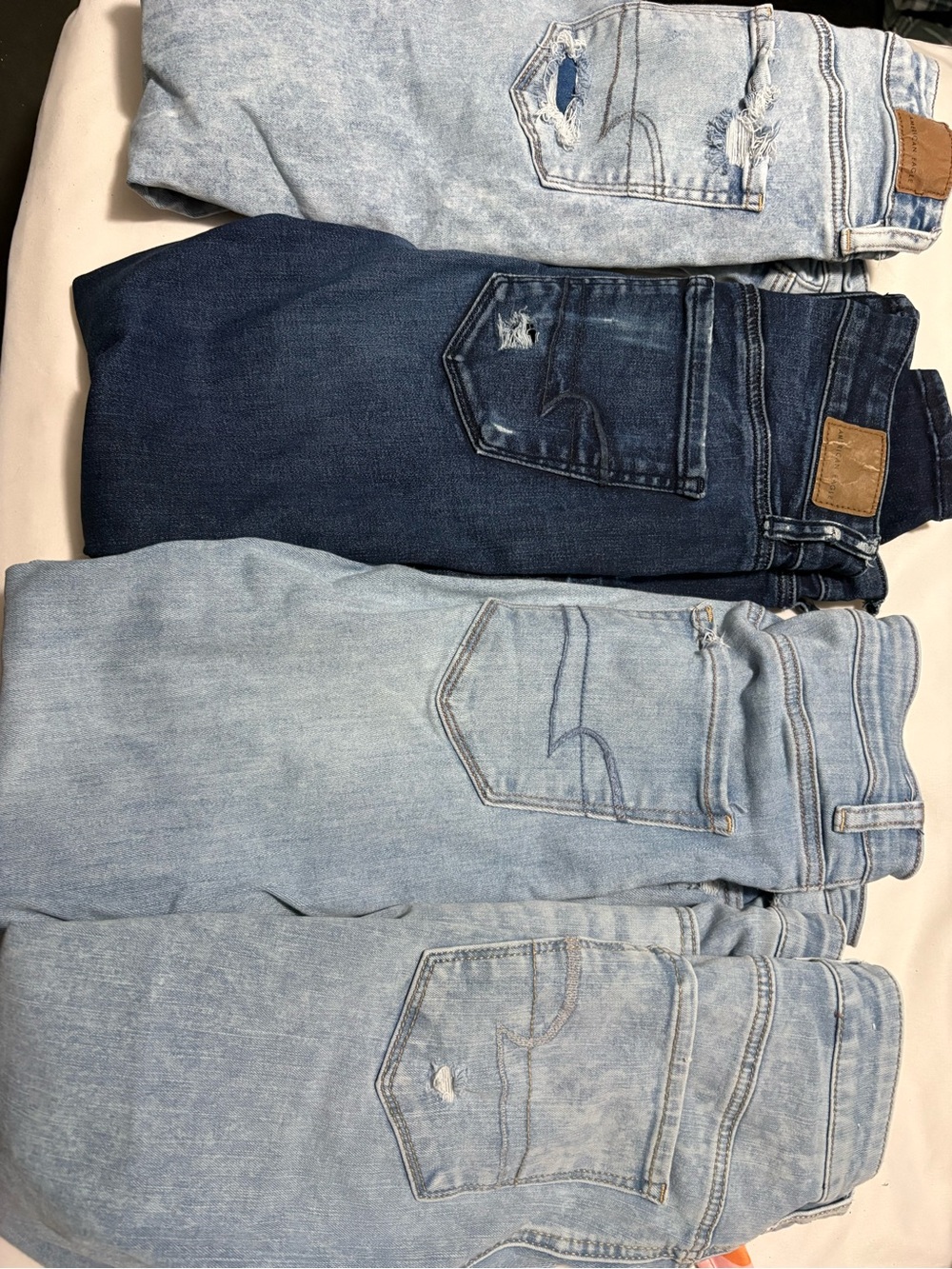 Womens Blue Denim Jeans - Light & Dark Wash Options